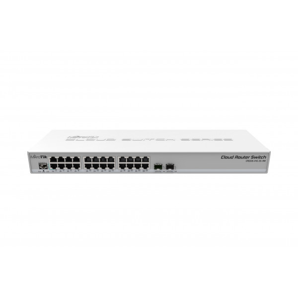 Комутатор MikroTik CRS326-24G-2S+RM