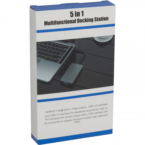 Концентратор USB Type-C HiSmart Grey (CA913879)