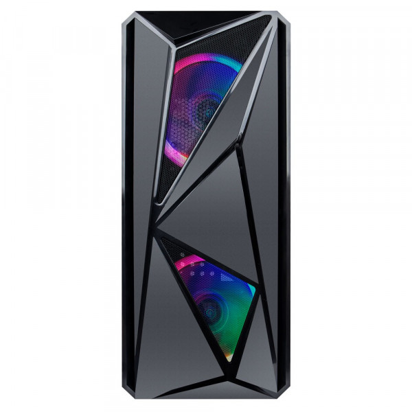 Корпус 1stPlayer F4-3R1 Color LED Black 500W