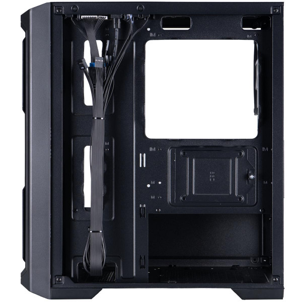 Корпус 1stPlayer H2-BK-4F7 Black без БЖ