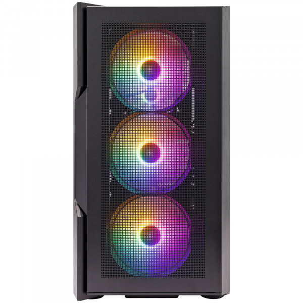 Корпус 1stPlayer T7-P-BK-4F1 Black 750W (T7-P-BK-4F1-PS-750FK-EU)