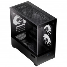 Корпус AeroCool P300D Digi-G-BK-v1 Black (ACCS-PN05033.11)