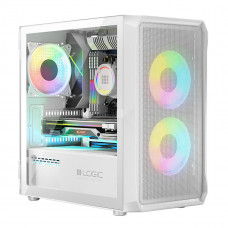 Корпус LogicConcept Portos ARGB Mini White без БЖ (AM-PORTOS-20-0000000-0002)
