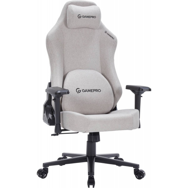 Крісло для геймерів GamePro FGC750LG Light Gray