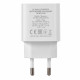 Мережевий зарядний пристрій 2E (1USB 3A) 25W White (2E-WC1USBC25W-W)