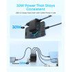 Мережевий зарядний пристрій Anker Zolo Charger 50W, 2xUSB-C, 2xUSB-A, Black (A121EG11)
