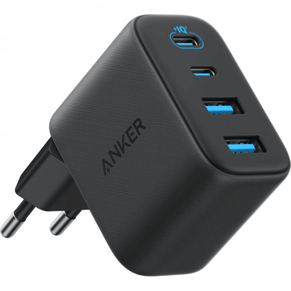 Мережевий зарядний пристрій Anker Zolo Charger 50W, 2xUSB-C, 2xUSB-A, Black (A121EG11)