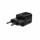 Мережевий зарядний пристрій Choetech (USB-C+USB-A) Black (PD5012-EU-BK)
