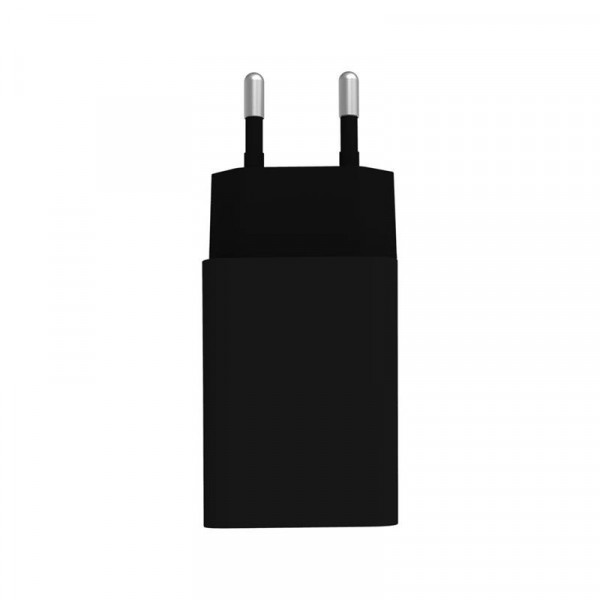 Мережевий зарядний пристрій ColorWay (2USB;2.1A) Black (CW-CHS015-BK)