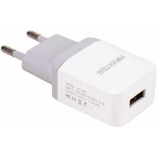 Мережевий зарядний пристрій Maxxter (1USBx2.1A) White (UC-24A)
