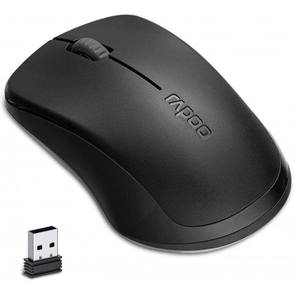 Миша бездротова Rapoo 1620 Wireless Black
