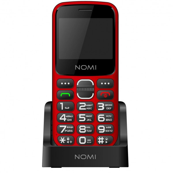 Мобiльний телефон Nomi i2320 Dual Sim Red