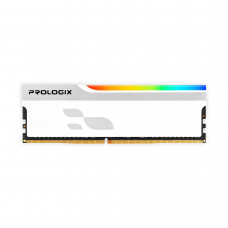Модуль пам`ятi DDR4 8GB/3200 Prologix Onyx White RGB (PRO8GB3200YWR4)