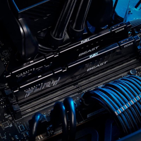 Модуль пам`яті DDR5 2x32GB/6400 Kingston Fury Beast Black (KF564C32BBK2-64)