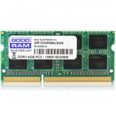 Модуль пам`яті SO-DIMM 4GB/1333 DDR3 Goodram (GR1333S364L9S/4G)