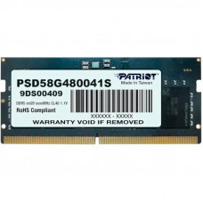 Модуль пам`яті SO-DIMM 8GB/4800 DDR5 Patriot Signature Line (PSD58G480041S)