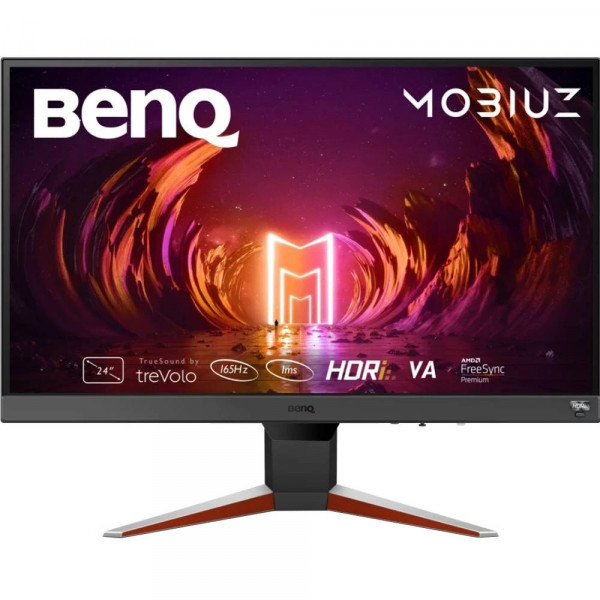 Монiтор BenQ 23.8" Mobiuz EX240N (9H.LL6LB.QBE) VA Dark Grey 165Hz
