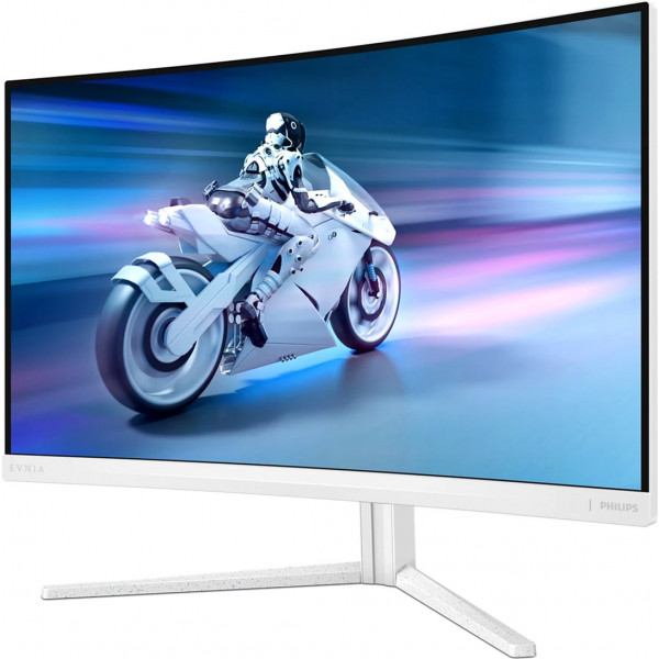 Монiтор Philips 27" Evnia 27M2C5501/00 VA Curved White 180Hz
