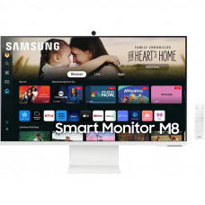 Монiтор Samsung 32" Smart Monitor M8 (LS32DM801UIXUA) VA White