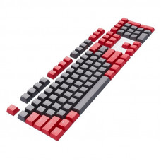 Набір кейкапів Dark Project PBT KS-42 ENG/UA/RU Black/Red (DP-KS-0042)