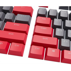 Набір кейкапів Dark Project PBT KS-42 ENG/UA/RU Black/Red (DP-KS-0042)