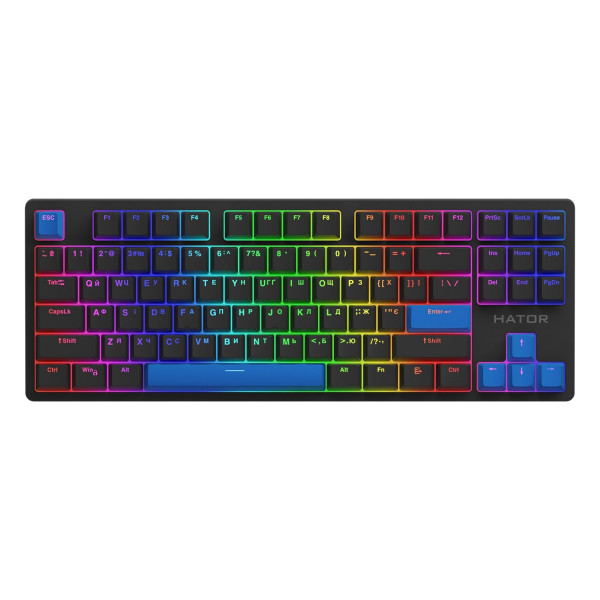 Набір кейкапів Hator PBT Keycaps Autograph Edition Navy Blue (HTS-714)