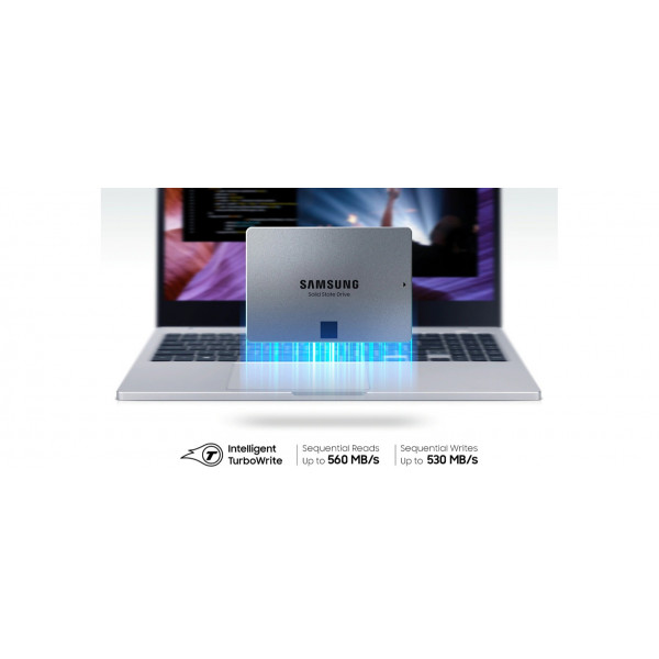 Накопичувач SSD 1ТB Samsung 870 QVO 2.5" SATAIII V-NAND MLC (MZ-77Q1T0BW)