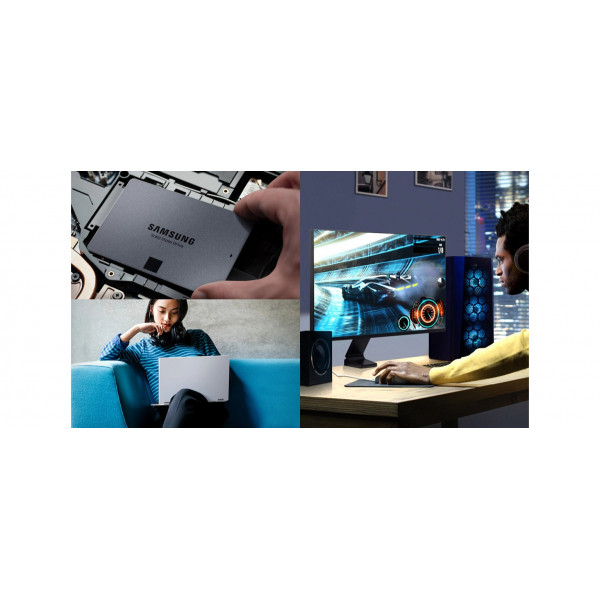 Накопичувач SSD 1ТB Samsung 870 QVO 2.5" SATAIII V-NAND MLC (MZ-77Q1T0BW)