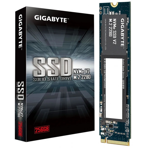 Накопичувач SSD 256GB Gigabyte NVMe SSD V2 M.2 PCIe 3.0 x4 3D NAND TLC (G3NVMEV2256G)