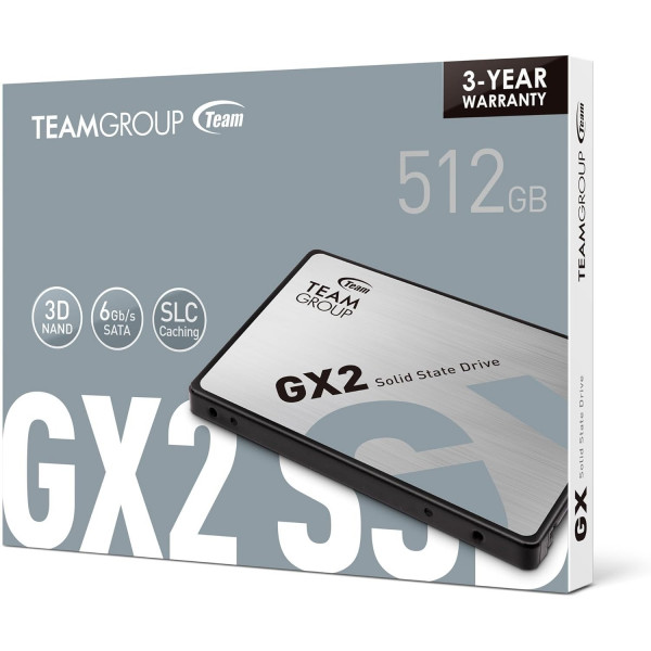 Накопичувач SSD 512GB Team GX2 2.5" SATAIII TLC (T253X2512G0C101)