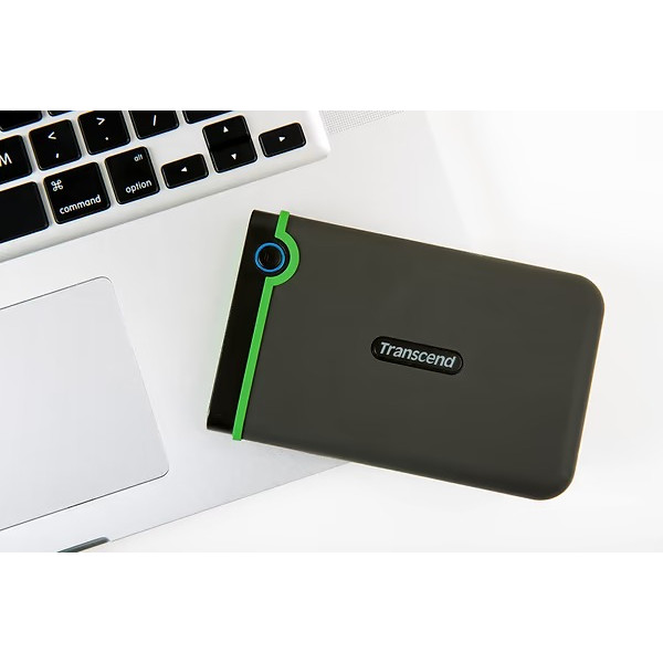 Накопичувач зовнiшнiй HDD 2.5" USB 1.0TB Transcend StoreJet 25M3 Iron Gray Slim (TS1TSJ25M3S)