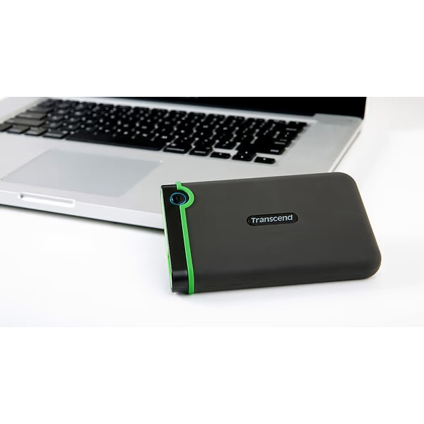 Накопичувач зовнiшнiй HDD 2.5" USB 1.0TB Transcend StoreJet 25M3 Iron Gray Slim (TS1TSJ25M3S)