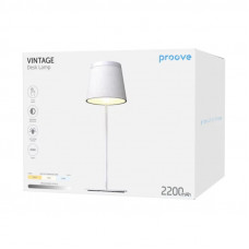 Настільна лампа LED Proove Vintage 2200 mAh White (NLPV05012002)