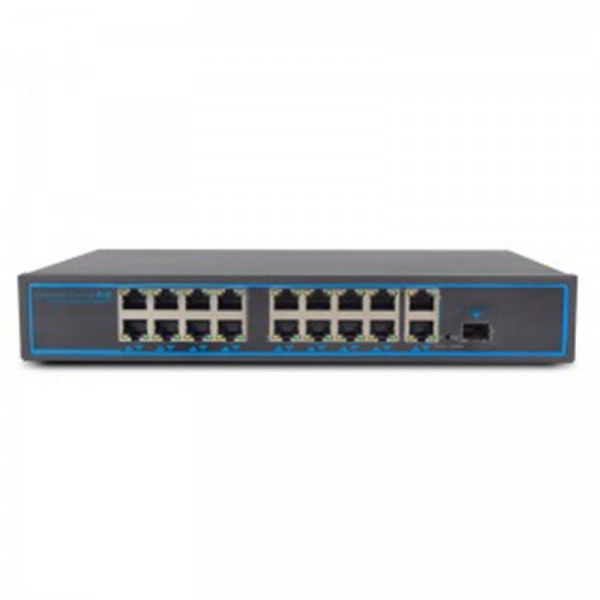 POE комутатор ATIS PoE-1018-16P-1S/250m