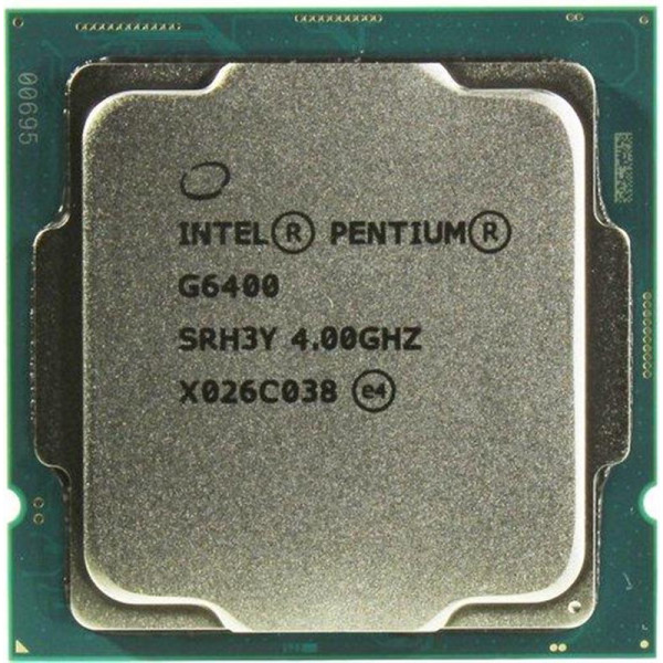 Процесор Intel Pentium Gold G6400 4.0GHz (4MB, Comet Lake, 58W, S1200) Tray (CM8070104291810)