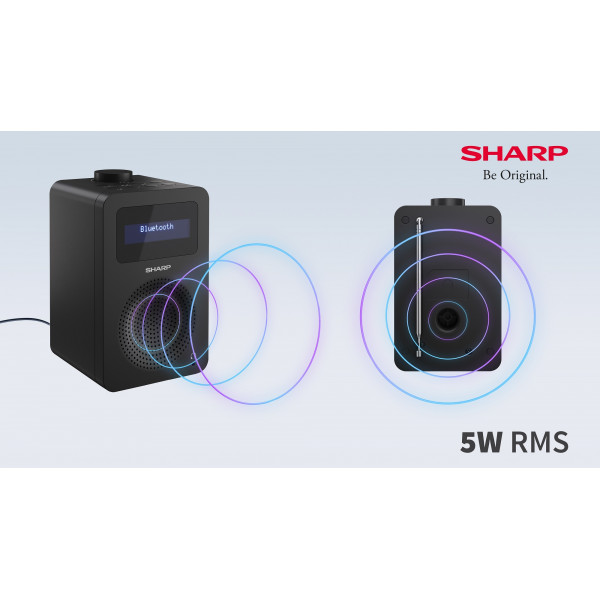 Радіоприймач Sharp DR-430 Black (DR-430(BK))