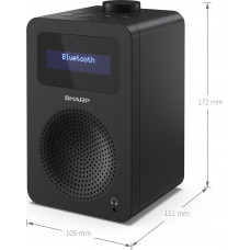 Радіоприймач Sharp DR-430 Black (DR-430(BK))