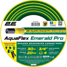 Шланг 2Е AquaFlex Emerald Pro 3/4" 30м (2E-GHE34ED30)