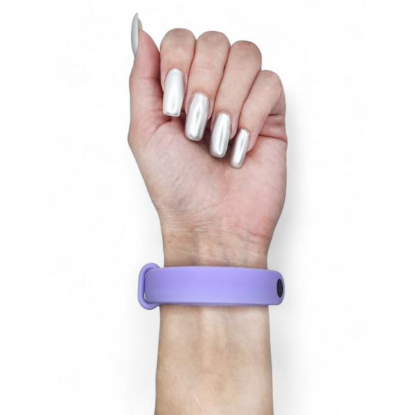 Силіконовий ремінець BeCover для Xiaomi Mi Smart Band 9 Lilac (711960)