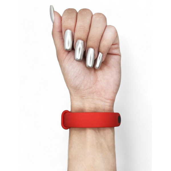 Силіконовий ремінець BeCover для Xiaomi Mi Smart Band 9 Red (711954)