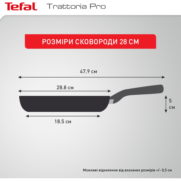 Сковорода Tefal Trattoria Pro 24 см (G6120444)