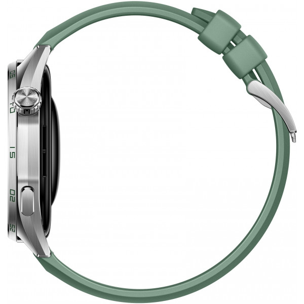 Смарт-годинник Huawei Watch GT 6 46mm Steel with Green Woven Strap (55020FTV)