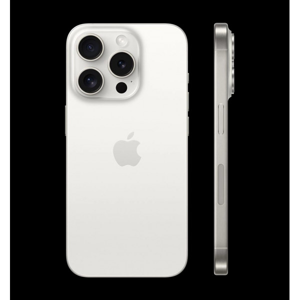 Смартфон Apple iPhone 15 Pro 256GB e-Sim White Titanium (Відновлений / Близький до ідеального)