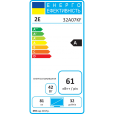 Телевiзор 2E 2E-32A07KF