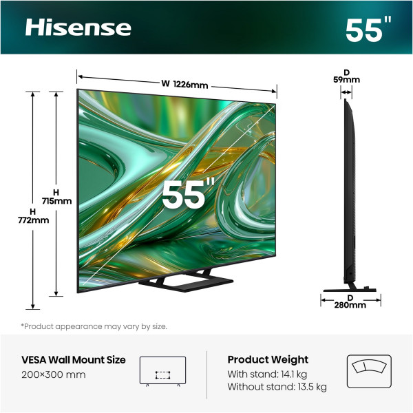 Телевізор Hisense 55E8S