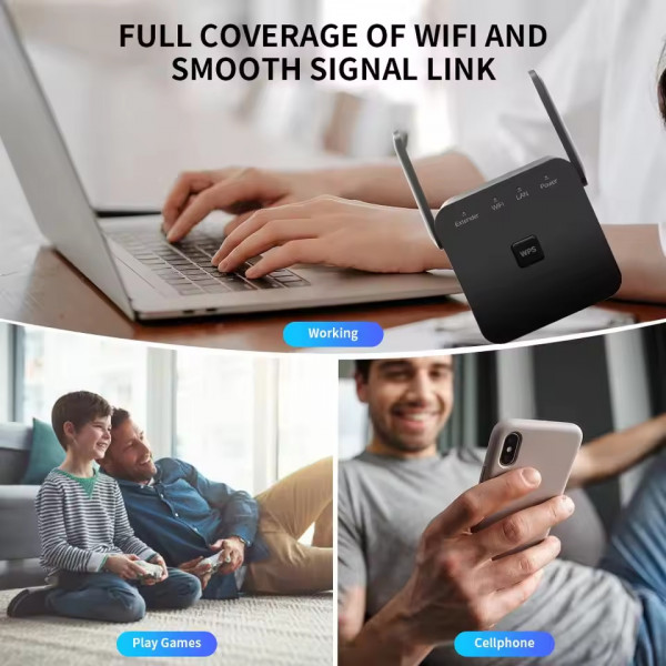 Точка доступу Fenvi Pro 300M Wi-Fi Repeater 2.4Ghz Network Expander
