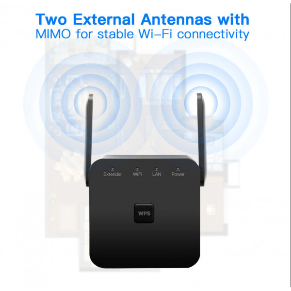 Точка доступу Fenvi Pro 300M Wi-Fi Repeater 2.4Ghz Network Expander