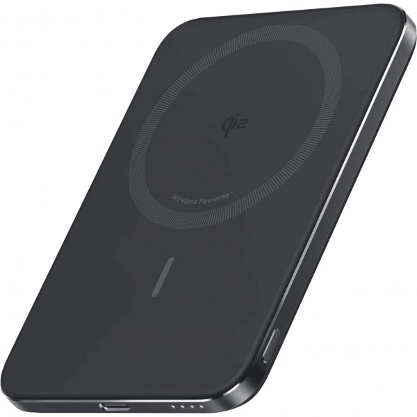 Універсальна мобільна батарея Anker Nano MagGo Slim 5000mAh 20W Black (A1665H11)