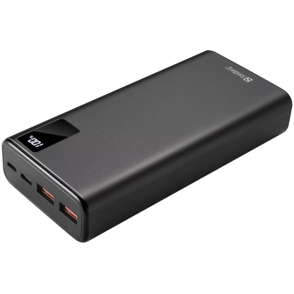 Універсальна мобільна батарея Sandberg Powerbank 20000mAh PD 20W Black (420-59)