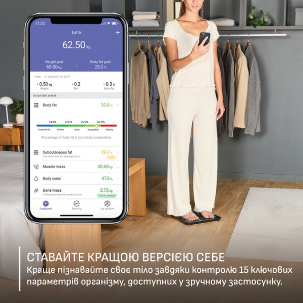 Ваги підлоговi Tefal GoodVibes Life+ BM9720F0